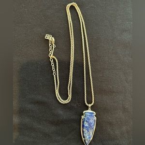 COPY - Kendra Scott lapis & gold necklace